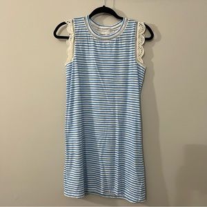 Lilly Pulitzer Agee blue & white striped dress